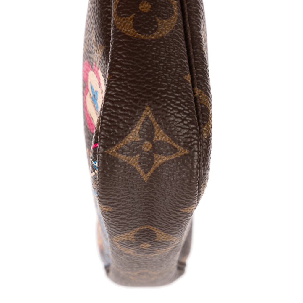 Shoulder Bag Ltd. Ed. Vivienne Roller Coaster Mini Pochette Brown Printed Monogram Canvas
