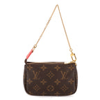 Shoulder Bag Ltd. Ed. Vivienne Mascot Print Mini Pochette Brown Printed Monogram Canvas