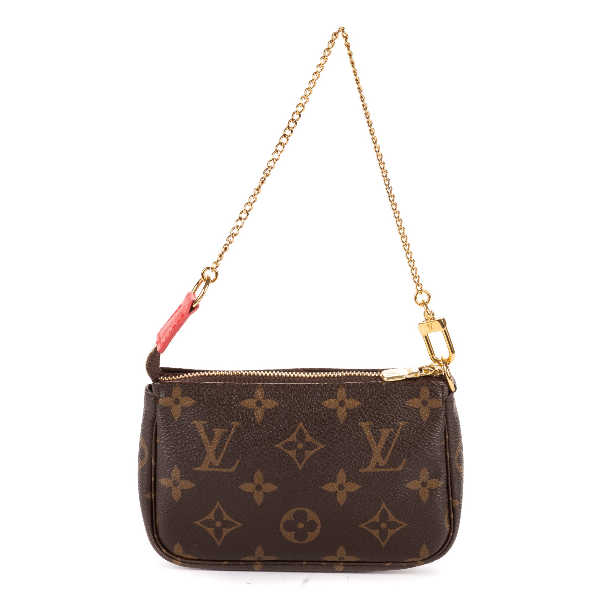 Shoulder Bag Ltd. Ed. Vivienne Mascot Print Mini Pochette Brown Printed Monogram Canvas