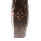 Shoulder Bag Ltd. Ed. Vivienne Mascot Print Mini Pochette Brown Printed Monogram Canvas