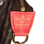 Shoulder Bag Ltd. Ed. Vivienne Mascot Print Mini Pochette Brown Printed Monogram Canvas