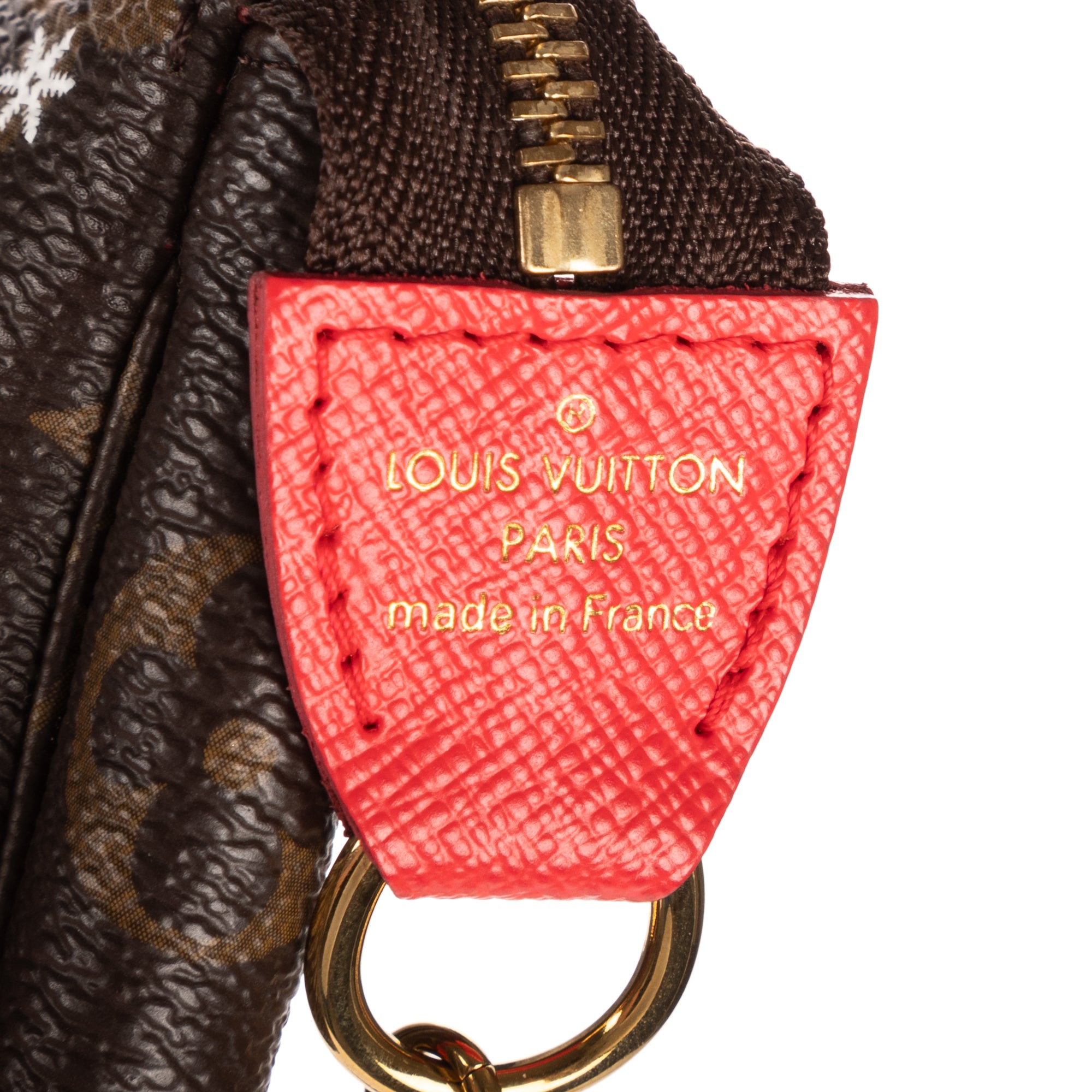 Shoulder Bag Ltd. Ed. Vivienne Mascot Print Mini Pochette Brown Printed Monogram Canvas