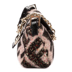 Shoulder Bag Mama Forever Black Sequin Canvas