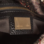 Shoulder Bag Mama Forever Black Sequin Canvas