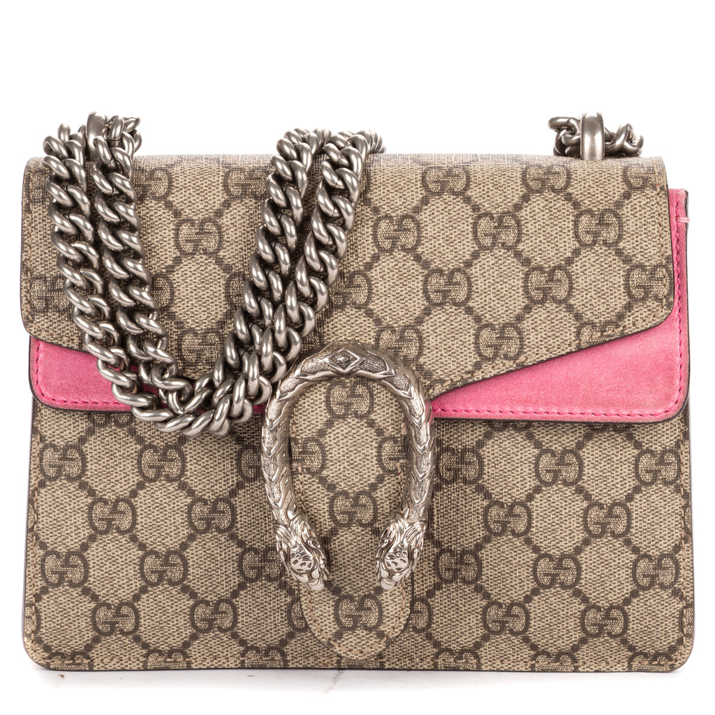 Shoulder Bag Mini Dionysus Mini Beige Supreme Coated Canvas
