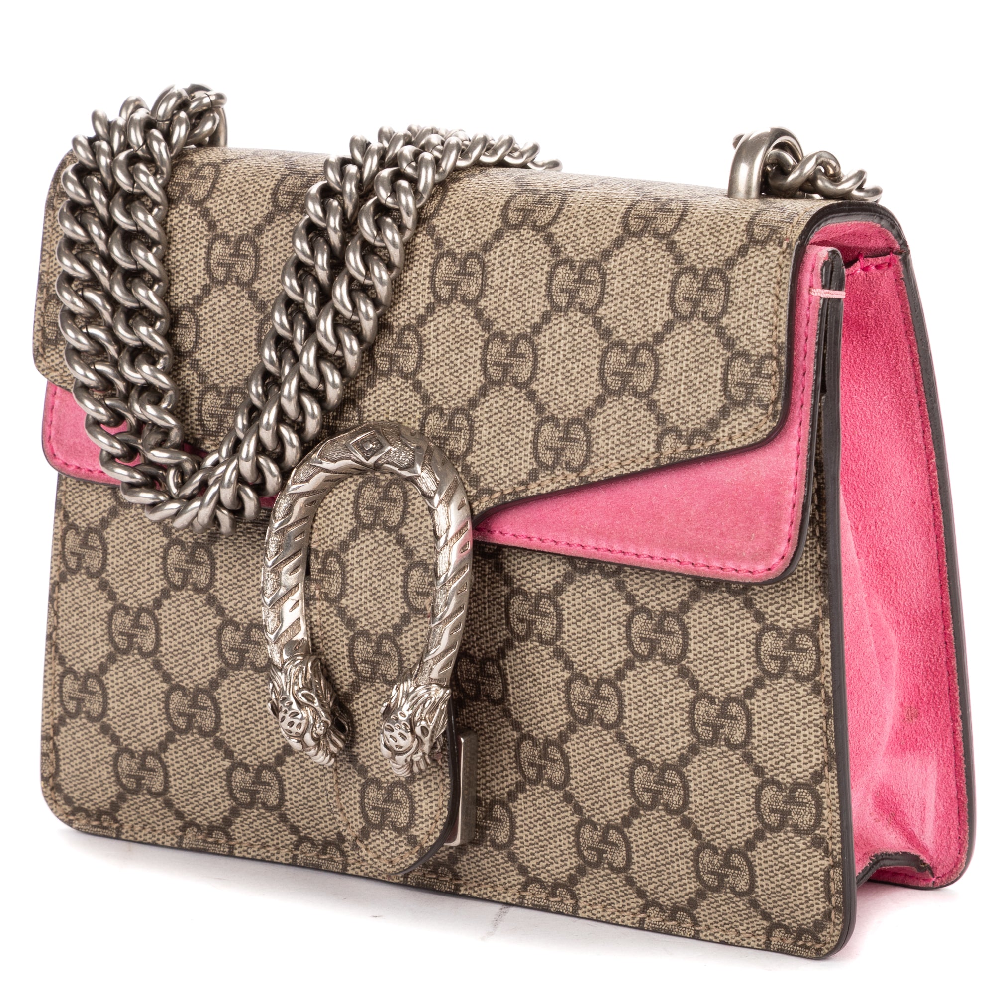 Shoulder Bag Mini Dionysus Mini Beige Supreme Coated Canvas