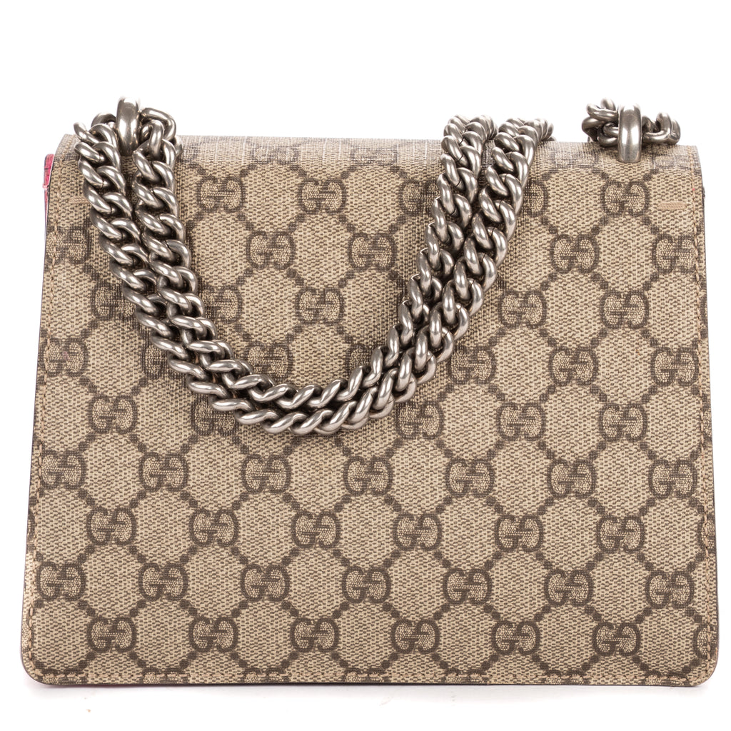 Shoulder Bag Mini Dionysus Mini Beige Supreme Coated Canvas