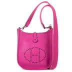 Shoulder Bag Evelyne TPM Pink Clemence Leather