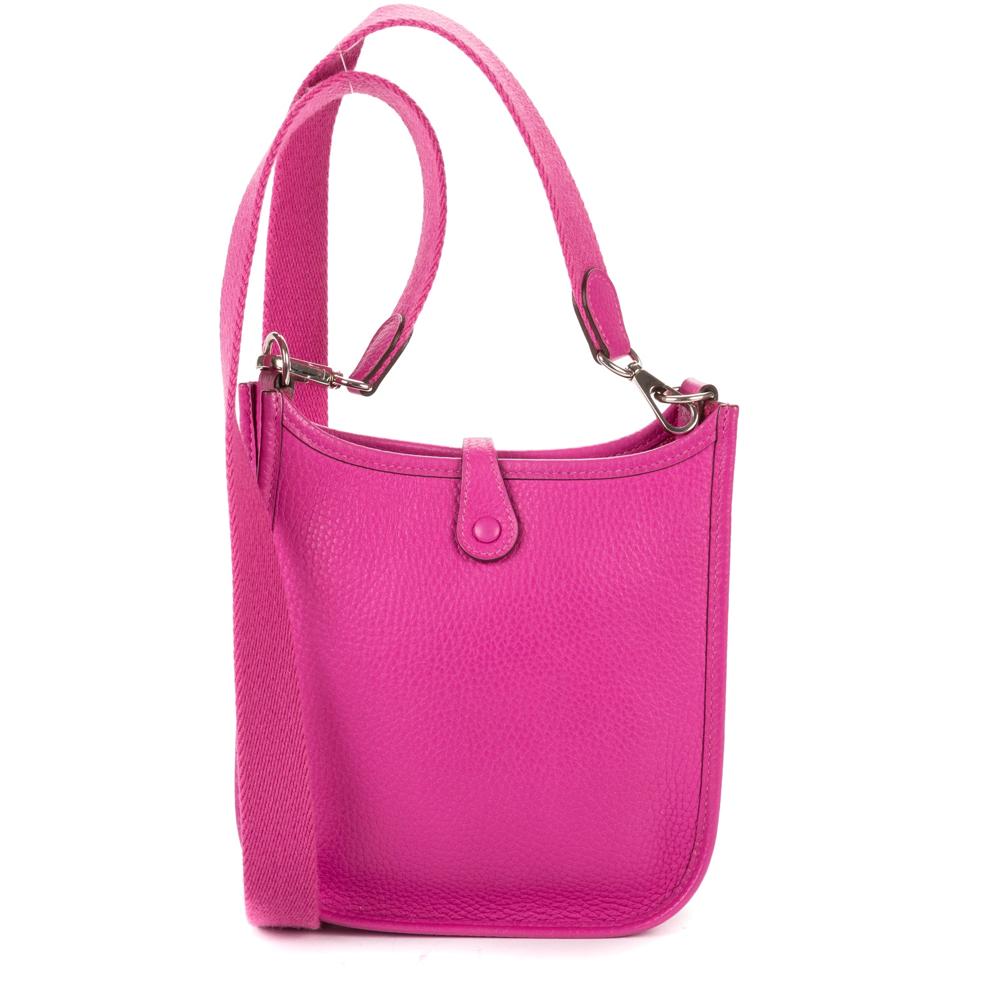 Shoulder Bag Evelyne TPM Pink Clemence Leather