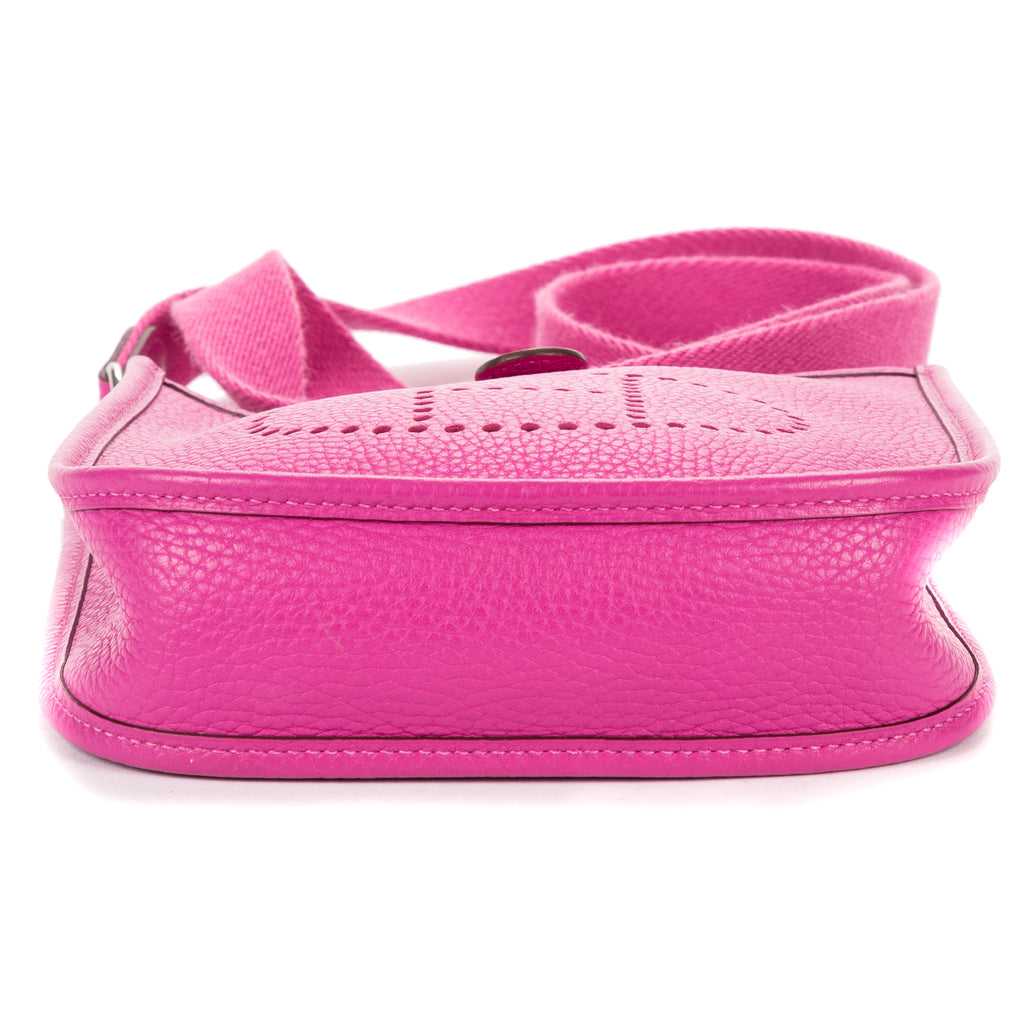 Shoulder Bag Evelyne TPM Pink Clemence Leather