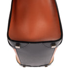 Shoulder Bag Micro Tri-color Lugagge Brown Smooth Calfskin Leather