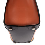Shoulder Bag Micro Tri-color Lugagge Brown Smooth Calfskin Leather