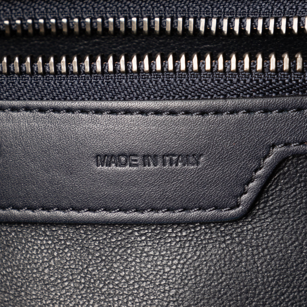 Shoulder Bag Micro Tri-color Lugagge Brown Smooth Calfskin Leather
