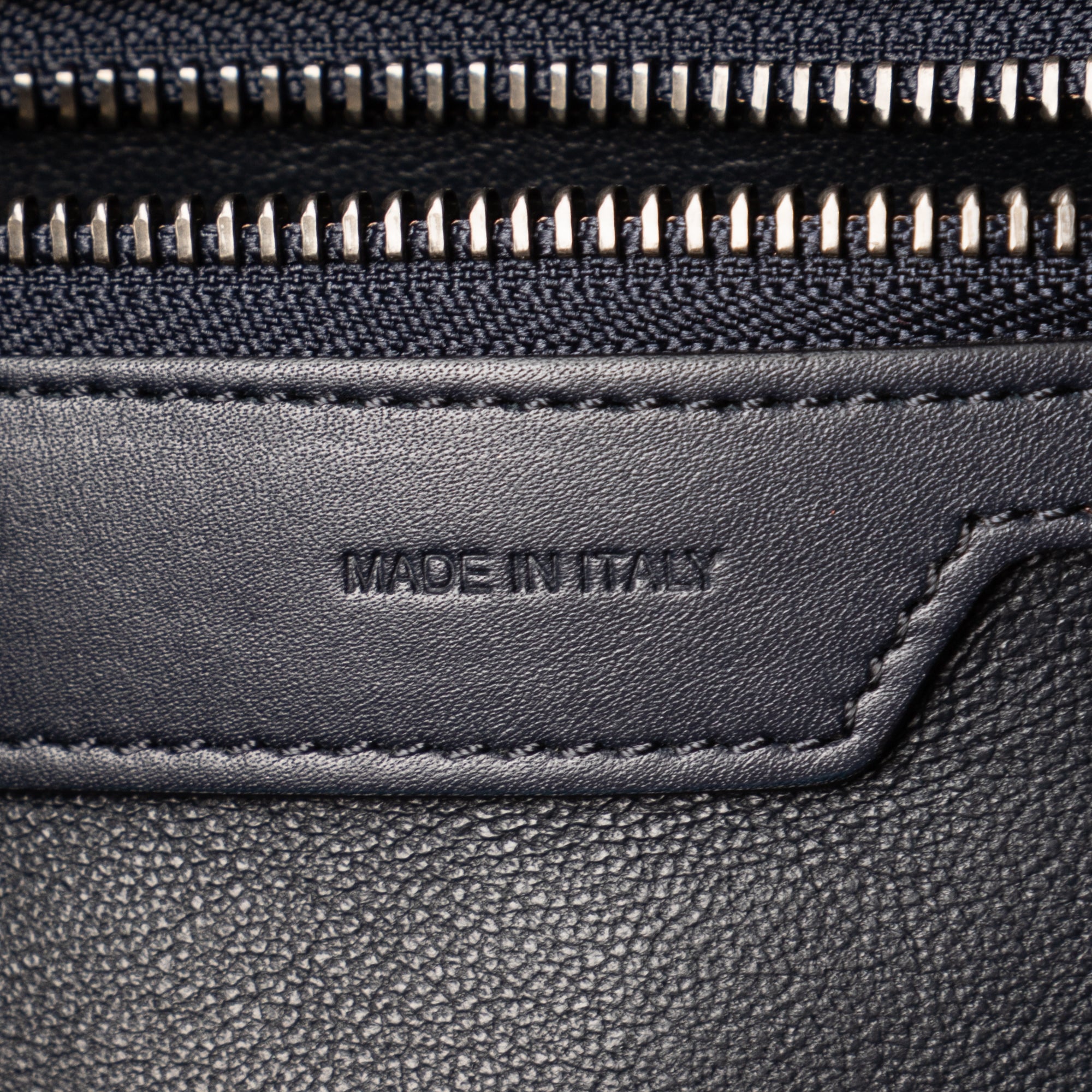 Shoulder Bag Micro Tri-color Lugagge Brown Smooth Calfskin Leather