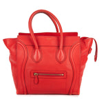 Handbag Mini Lugagge Bag Mini Red Calfskin Leather