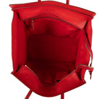 Handbag Mini Lugagge Bag Mini Red Calfskin Leather