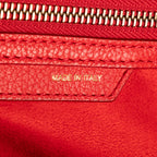 Handbag Mini Lugagge Bag Mini Red Calfskin Leather
