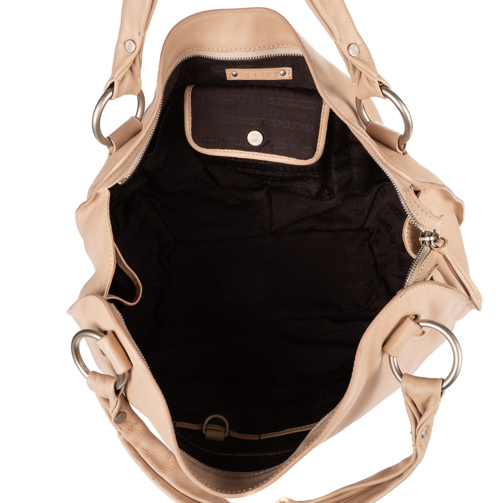 Handbag Bittersweet Hobo Beige Calfskin Leather