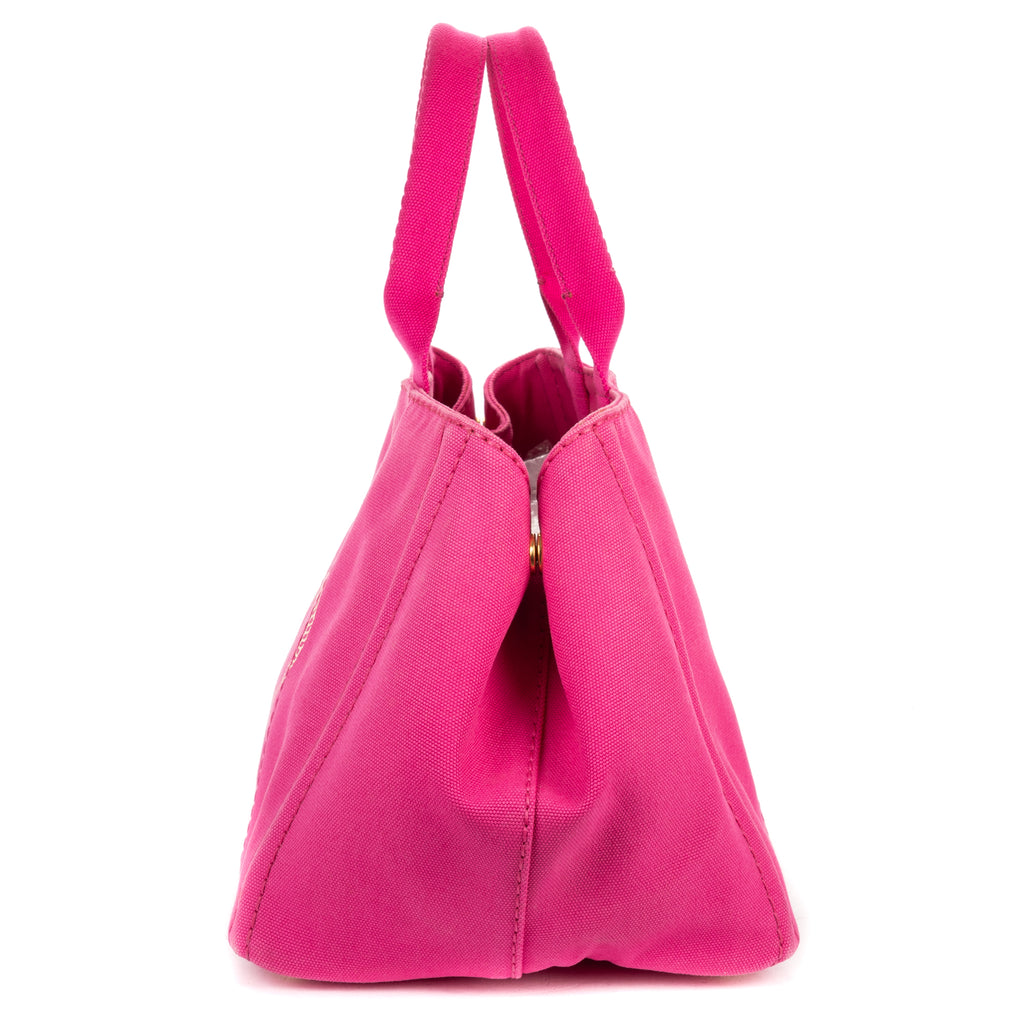 Shoulder Bag Medium Canapa Tote Medium Pink Logo Print Canvas