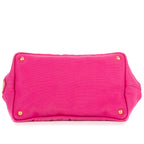 Shoulder Bag Medium Canapa Tote Medium Pink Logo Print Canvas