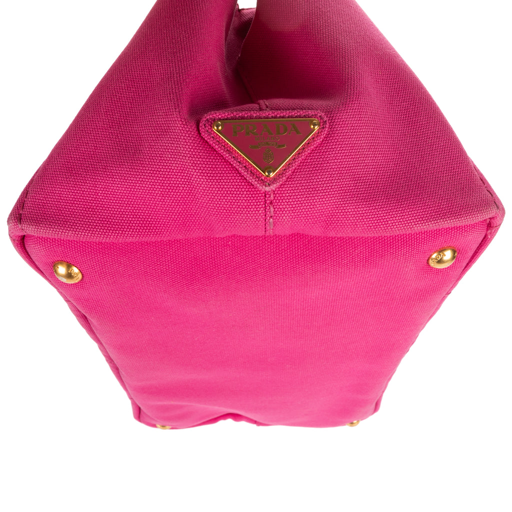 Shoulder Bag Medium Canapa Tote Medium Pink Logo Print Canvas
