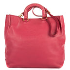 Shoulder Bag Tote Bag Pink Calfskin Leather