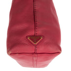 Shoulder Bag Tote Bag Pink Calfskin Leather