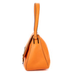 Shoulder Bag Mama Forever Orange Pebbled Leather