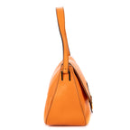Shoulder Bag Mama Forever Orange Pebbled Leather