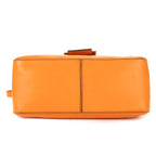 Shoulder Bag Mama Forever Orange Pebbled Leather
