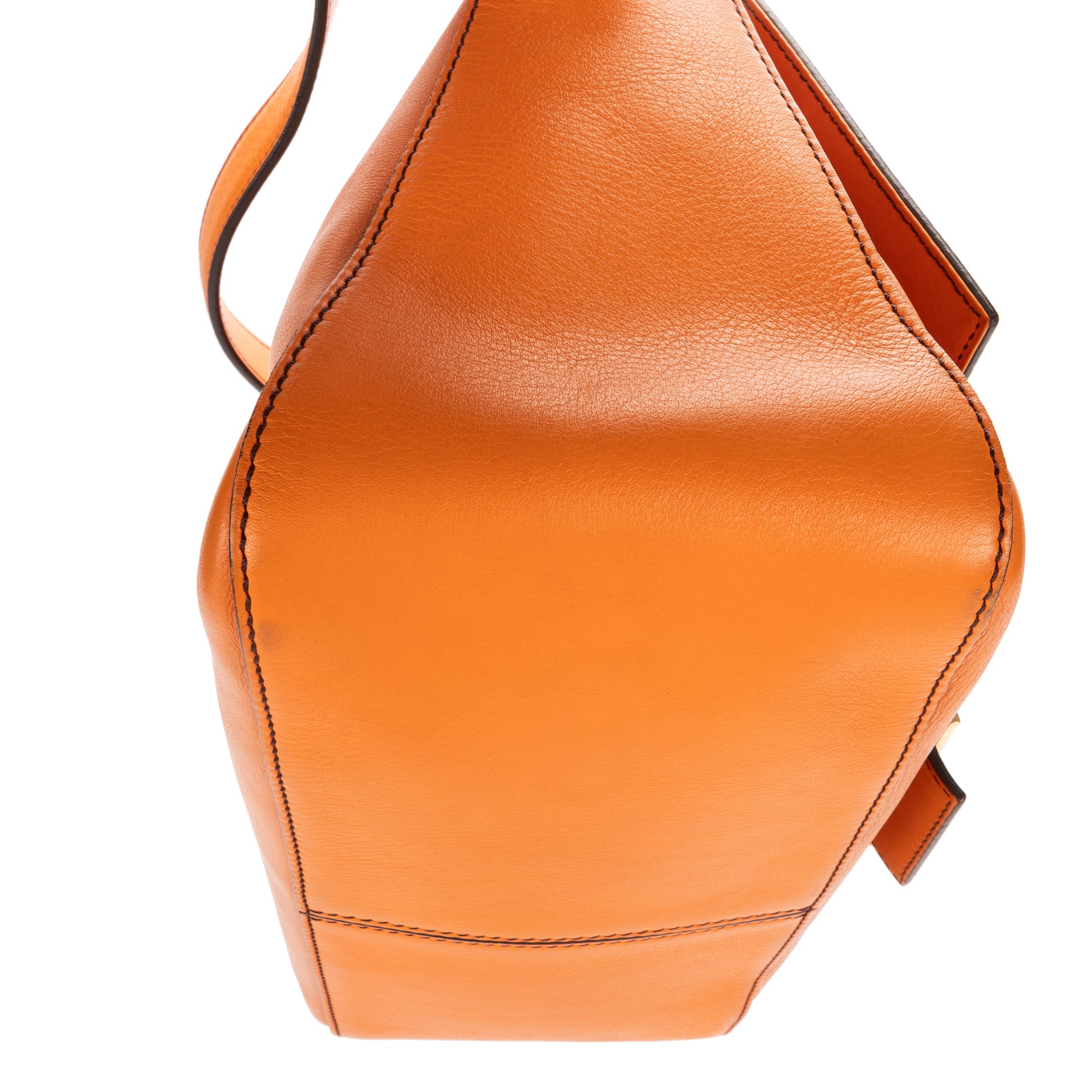 Shoulder Bag Mama Forever Orange Pebbled Leather