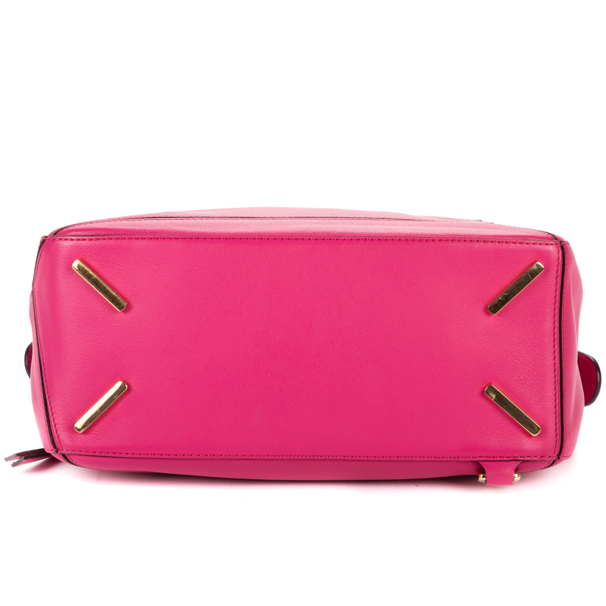 Shoulder Bag Medium Puzzle Bag Medium Pink Pebbled Calfskin Leather