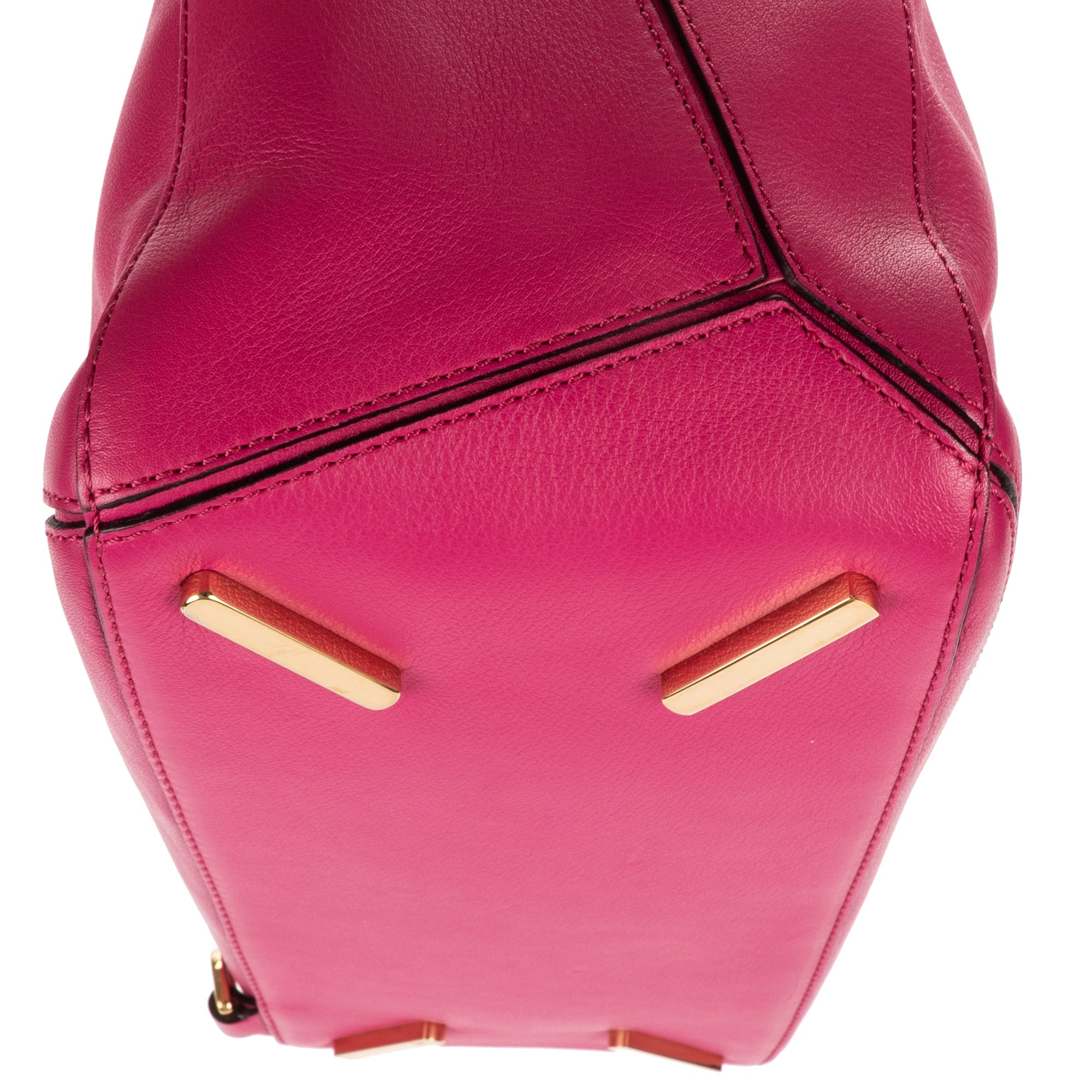Shoulder Bag Medium Puzzle Bag Medium Pink Pebbled Calfskin Leather