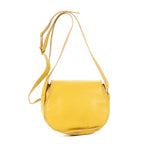 Shoulder Bag Marcie Mini Flap Bag Mini Yellow Pebbled Calfskin Leather