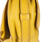 Shoulder Bag Marcie Mini Flap Bag Mini Yellow Pebbled Calfskin Leather
