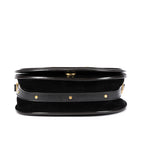 Shoulder Bag Small Nile Bracelet Bag Small Black Calfskin Leather
