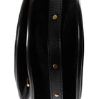 Shoulder Bag Small Nile Bracelet Bag Small Black Calfskin Leather