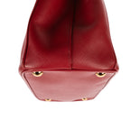 Shoulder Bag Small Galleria Double Zip Tote Small Red Saffiano Leather