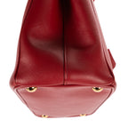 Shoulder Bag Small Galleria Double Zip Tote Small Red Saffiano Leather