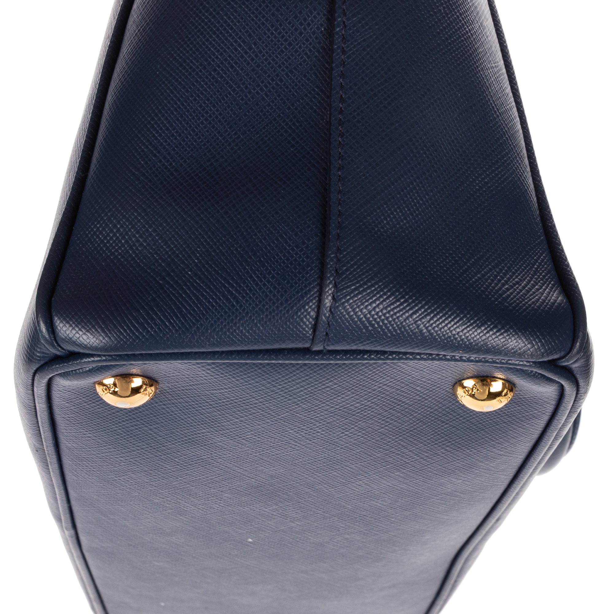 Shoulder Bag Small Galleria Double Zip Tote Small Navy Saffiano Leather