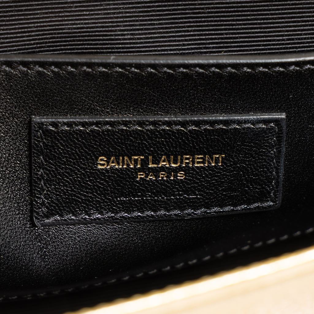 Shoulder Bag Medium Kate Wallet on Chain Medium Metallic Gold Pebbled Calfskin Leather