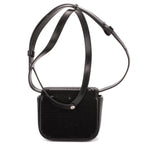 Shoulder Bag Mini Claude Mini Black Sequin Calfskin Leather