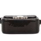 Shoulder Bag Mini Claude Mini Black Sequin Calfskin Leather