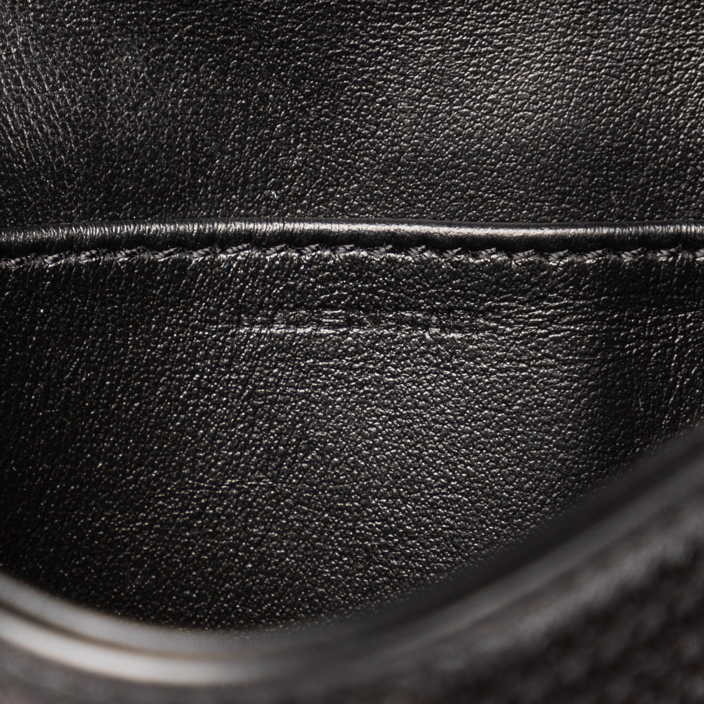 Shoulder Bag Mini Claude Mini Black Sequin Calfskin Leather