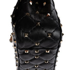 Shoulder Bag Mini Rockstud Spike Crossbody Mini Black Studded Quilted Calfskin Leather