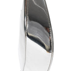 Shoulder Bag Cleo Silver Brushed Silver Leather