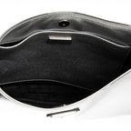Shoulder Bag Cleo Silver Brushed Silver Leather