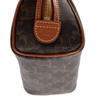 Shoulder Bag Mini Boston Crossbody Mini Dark Brown Triomphe Coated Canvas