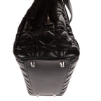 Shoulder Bag Medium Soft Shopping Tote Medium Black Cannage Lambskin Leather