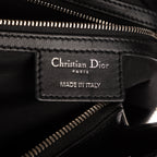 Shoulder Bag Medium Soft Shopping Tote Medium Black Cannage Lambskin Leather
